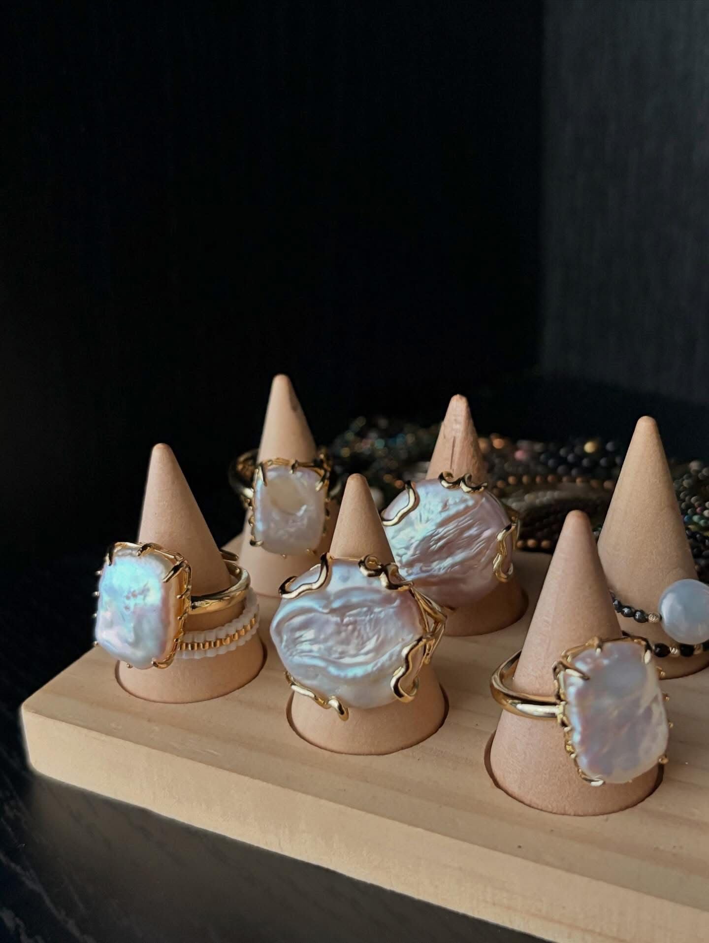 Inel cu perla de cultura